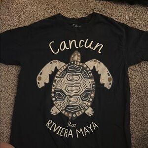 Cancun Riviera Maya Black T-Shirt
